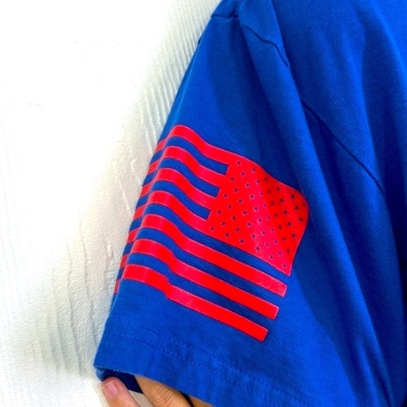 Grunt Style - Uncle Sam Kicking In Patriotic Colors Short Sleeve T Shirt XL - Picture 5 of 11